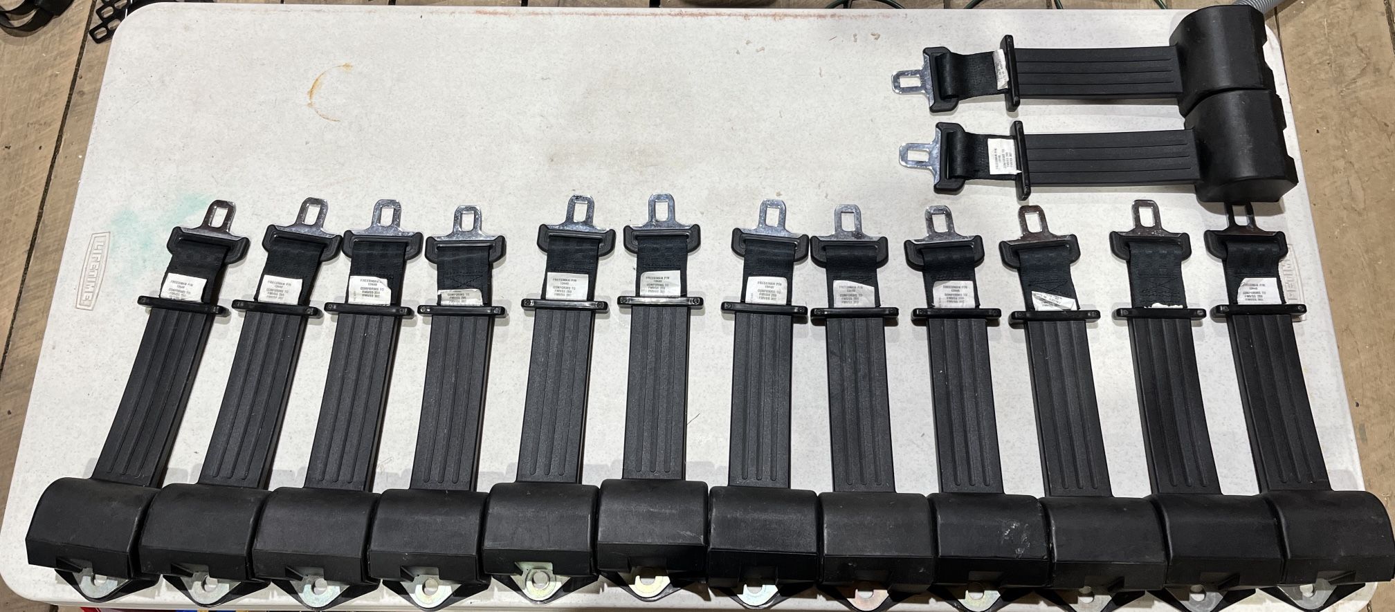 Freedman Seating Seatbelt Retractor Belts and Buckles