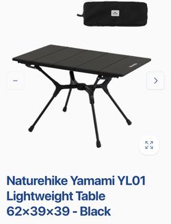 Naturehike Yamami YL01 Lightweight Table 62×39×39 - Black