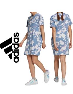 Women’s Adidas Floral Print T-Shirt Dress