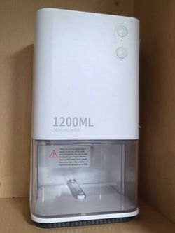 1200ML White Compact Dehumidifier