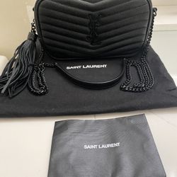 YSL Saint Laurent Mini Lou Matelassé Leather Camera Bag