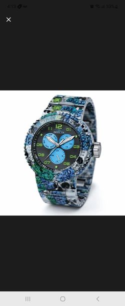 Invicta Pro Diver NeoArt Flux Men's Watch - 52mm, Aqua Plating, Steel
