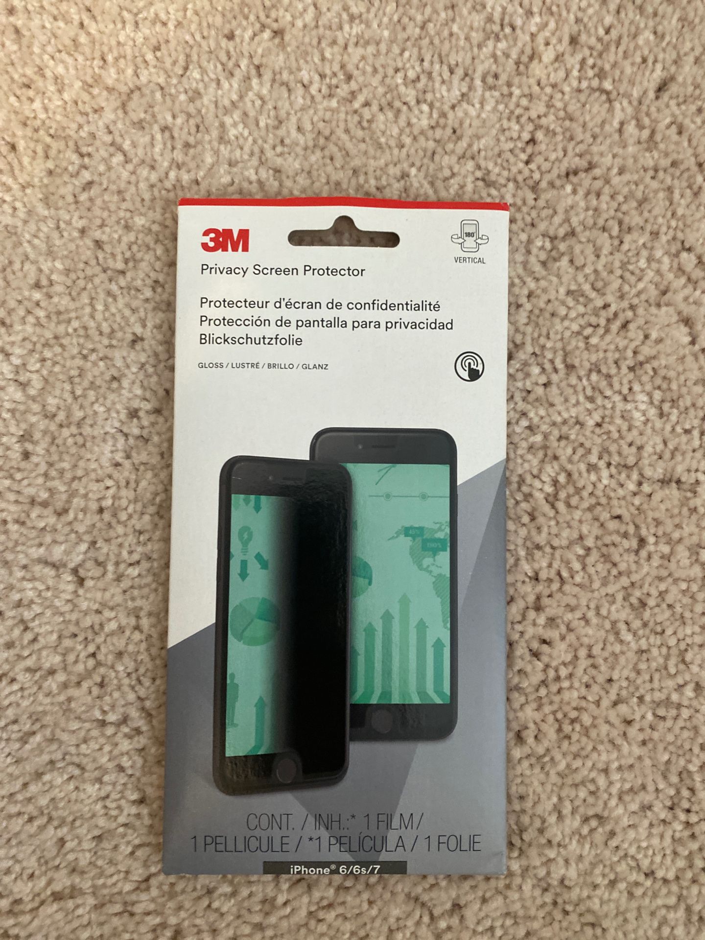 3M privacy screen protector iPhone 7/6S/6