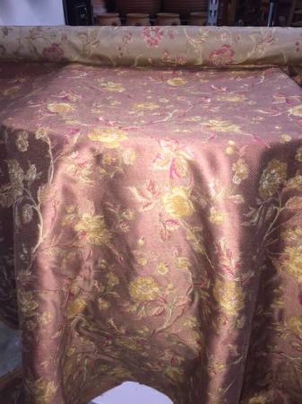 Embroidered Floral Material 4 yards