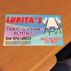 Table and Chair Rentals
