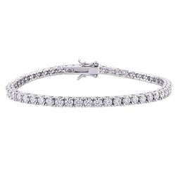 3mm 6.5” 7” VVS MOISSANITE Tennis Bracelet 925 Sterling Silver Pass Diamond Tester