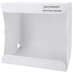 ProMaster LED Foldable Snap Studio Large 16x16x16” 2 Backgrounds White & Black 