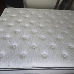 Medium Firm Pillow Top Mattress – Like New