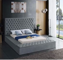 King Sized Bed Frame with Storage