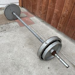 70lb Barbell With Weights