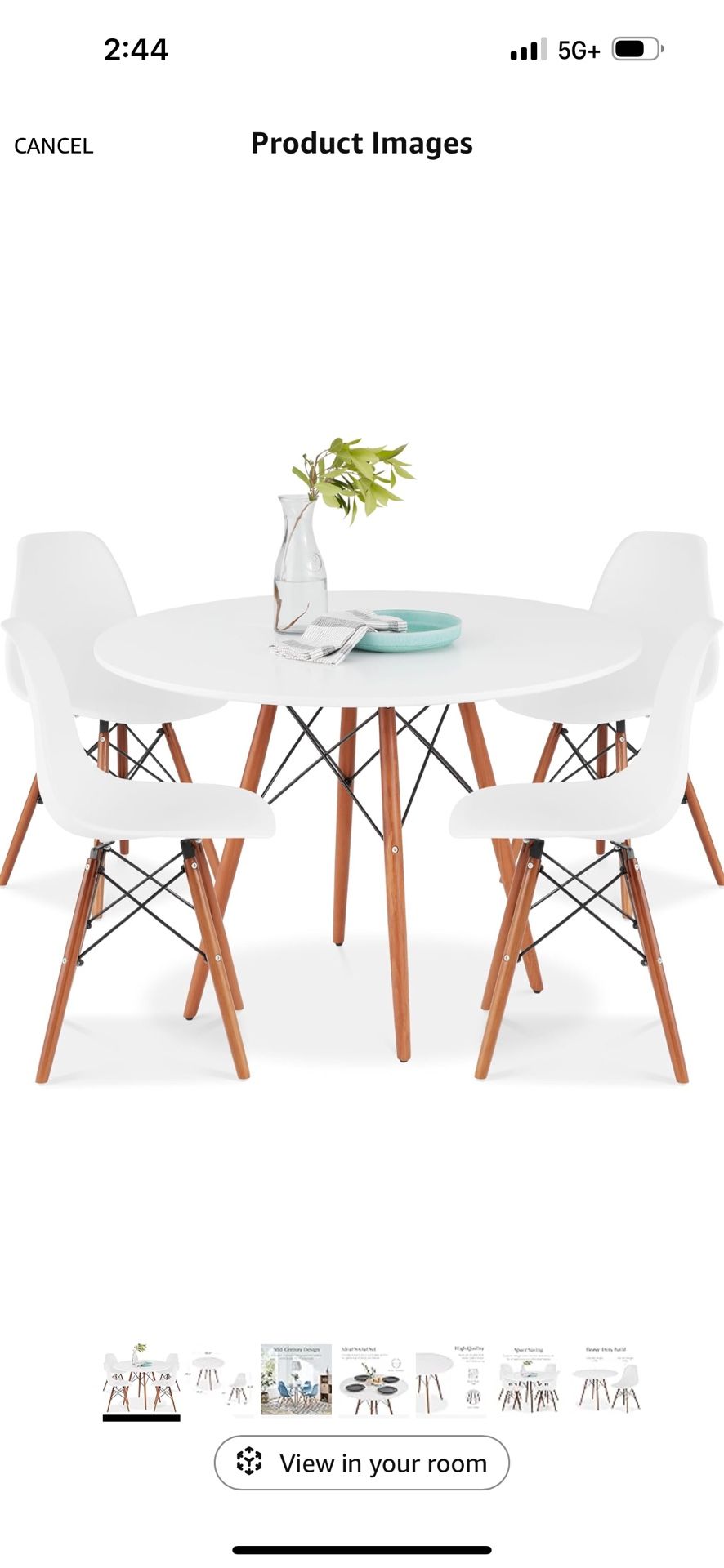 Amazon 4 White Chairs