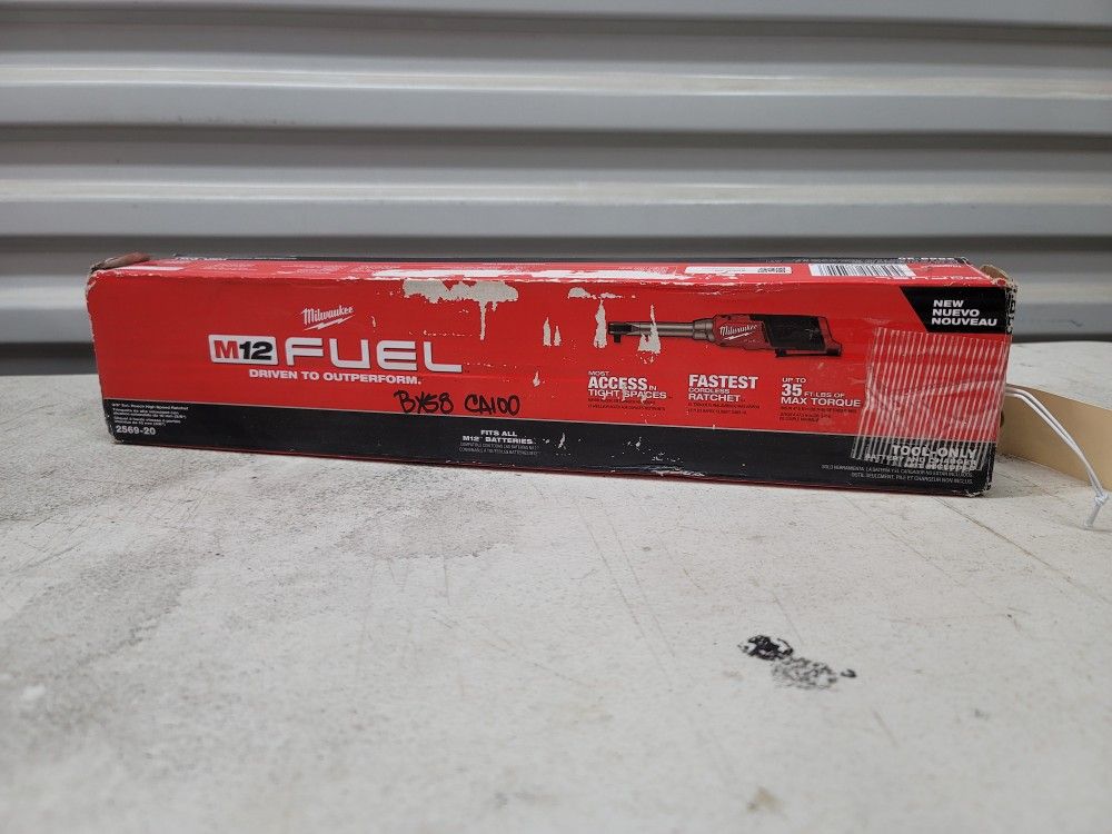 Milwaukee M12 fuel extended reach ratchet trinquete 3/8 2569-20