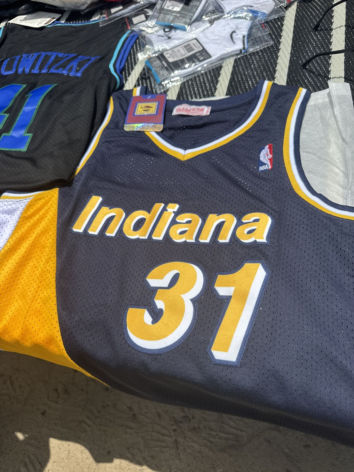 Reggie Miller Indiana Pacers Throwback Jersey 