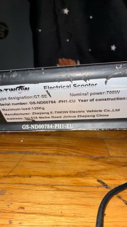 E-TWOW GT-SE Electric Scooter 700W