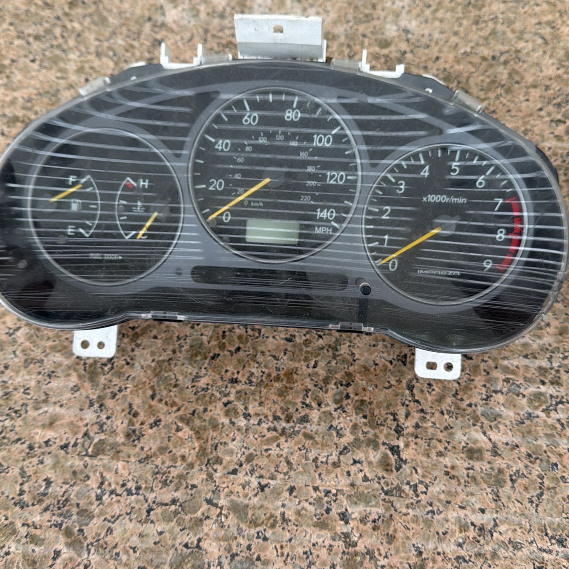 Subaru Impreza Dash Gage Cluster