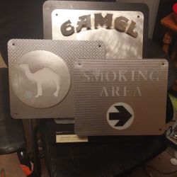 Camel Smoking Sign
