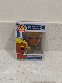 Funko Pop! Heroes Gingerbread Aquaman Vinyl Figure 445