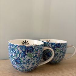 Set Of 2 Lilly Pulitzer Mugs