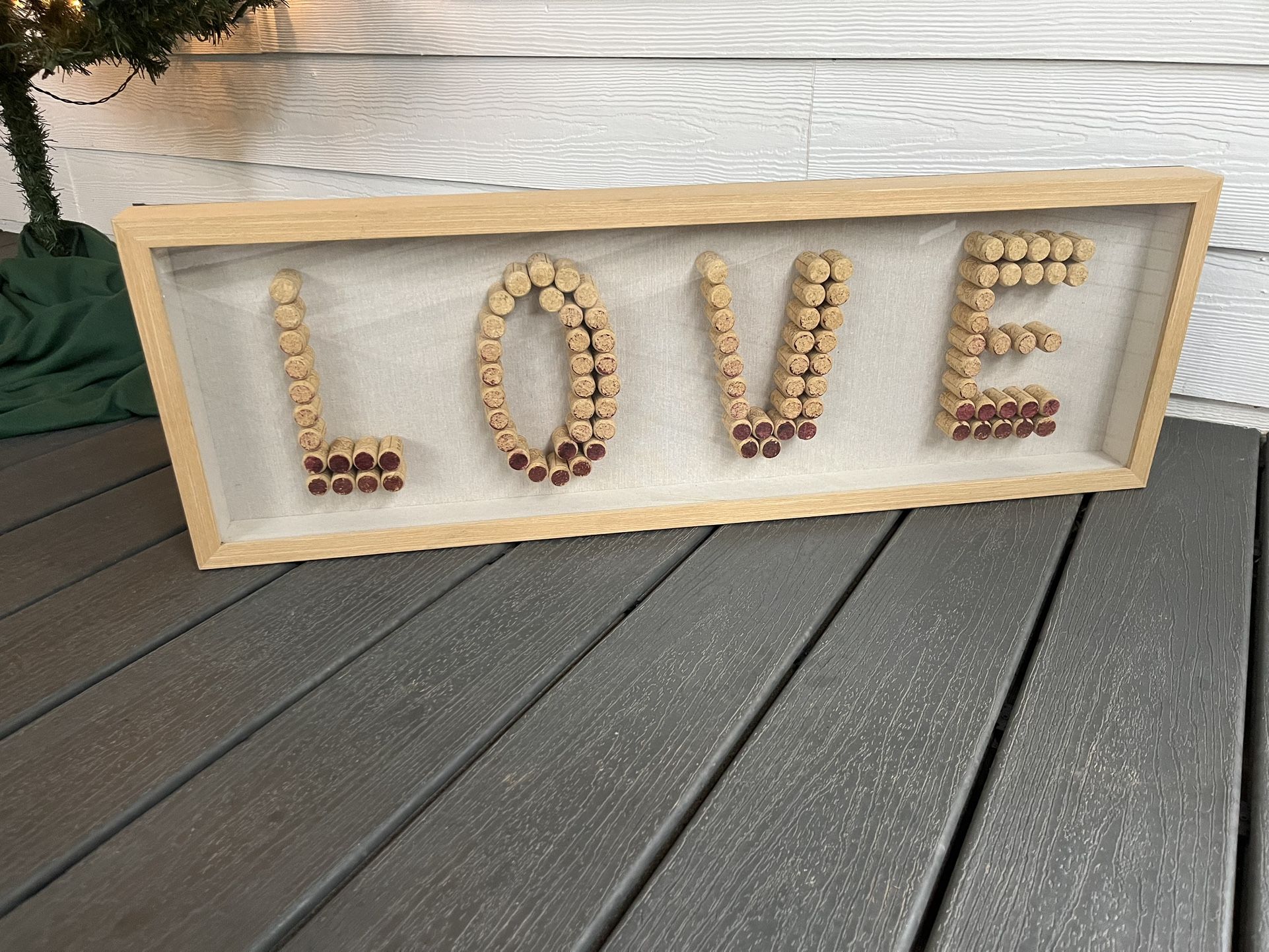 Framed Wine, Cork Artwork 30 Inch