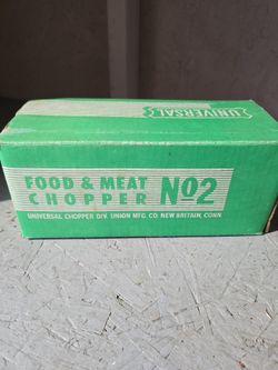 Universal Number 2 Food Chopper - Meat Grinder