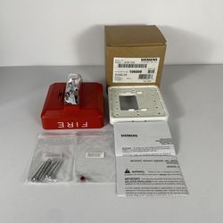 Siemens ZH-MC-CR Signal Z Horn Strobe Multi Candela Ceiling Wall Mount Red NEW