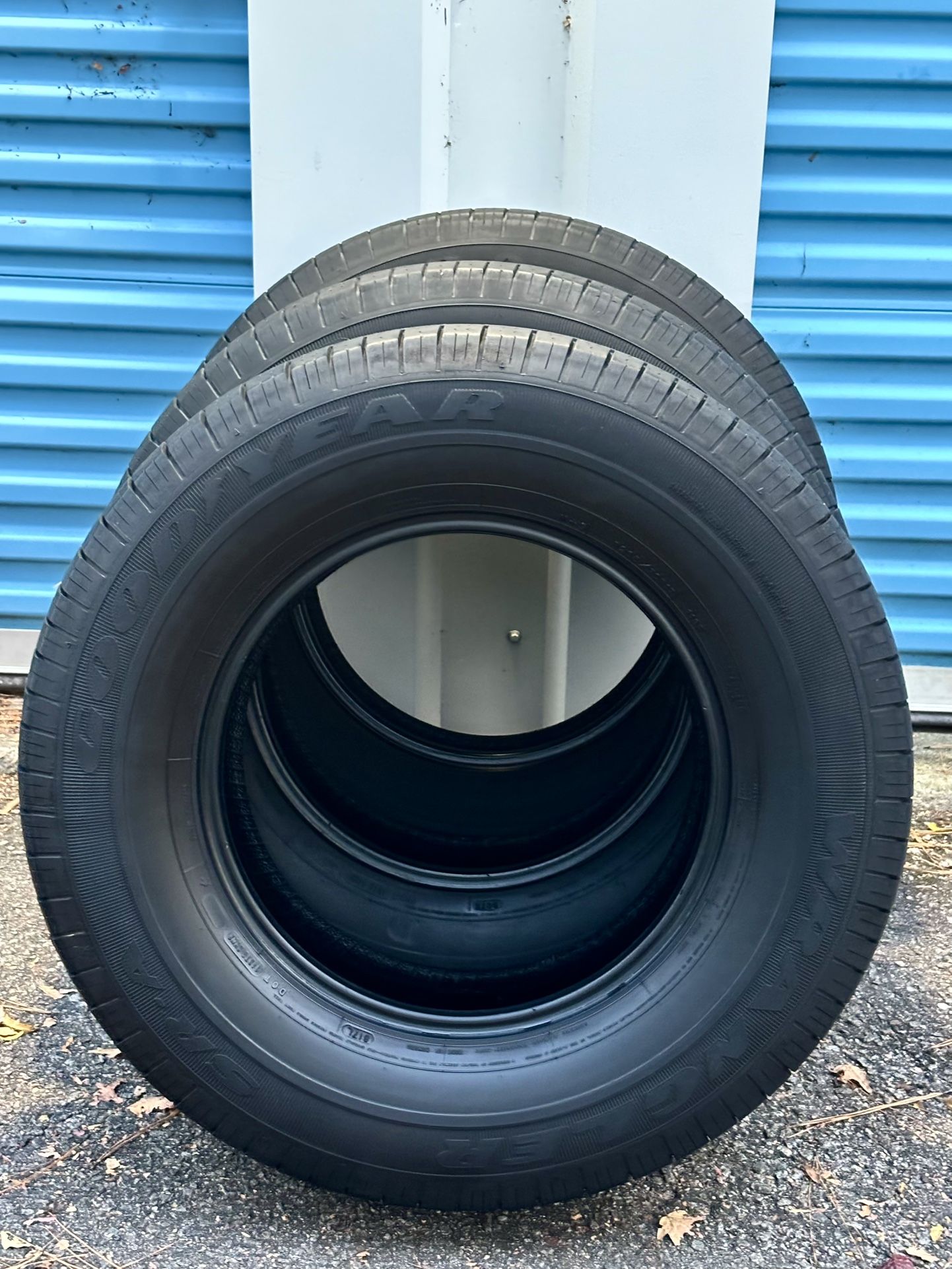 3 Used Tires Goodyear Wrangler SR-A P265/70R17