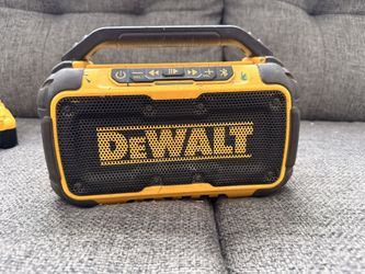 Dewalt bluetooth speaker and batteries
