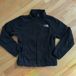 Women SMALL - NORTH FACE Fleece black zip jacket sweater Ski Snowboard Winter 