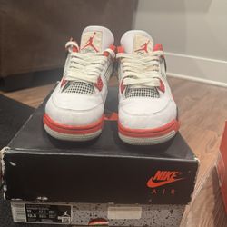 Nike Air Jordan 4 Men's Size 11 Fire Red 2020 OG Retro
