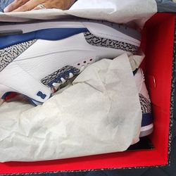 AIR JORDAN 3 SIZE 13 TRUE BLUE