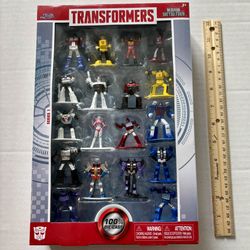 NEW 18 PACK COLLECTIBLE DIE-CAST TRANSFORMERS FIGURES 1.65” NANO METALFIGS TOYS KIDS ADULTS GIFT 