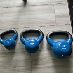 Kettle Bell Weights 3 Sizes See Description 