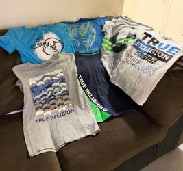 True Religion T-Shirt Bundle - Set of 6 Boys Size  L 14/16