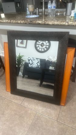 Framed mirror