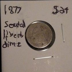 1877 Seated Liberty Dime