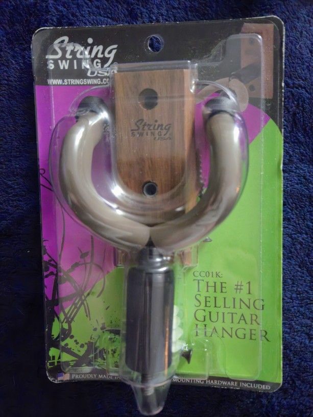 New Unopened Guitar Hanger
Black Walnut
