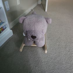 Plush rocking animal