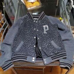 Victoria Secret Leopard Print Bomber Jacket 