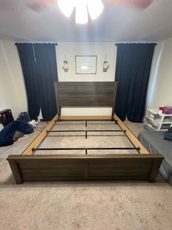 Ashley’s king bed frame