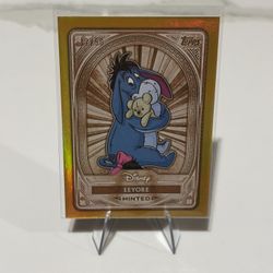 2025 Topps Disney Mint Bronze Refractor Eeyore /50
