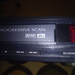 Panasonic 5 Disc DVD Changer Player& 10 DVDs 