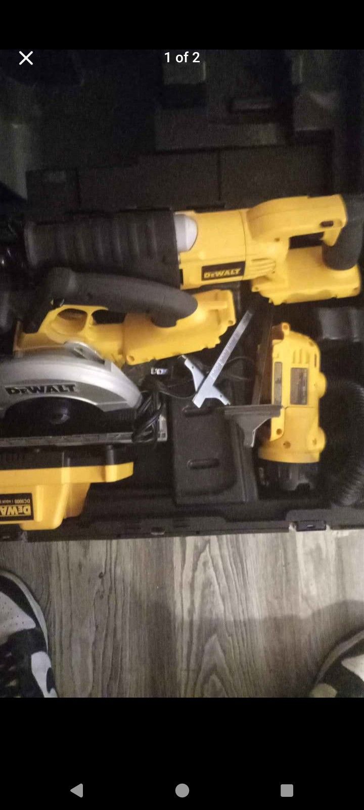 3 Piece DeWalt Toolset Never Used 36v