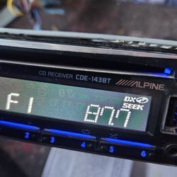Alpine Bluetooth Cde143bt Available 