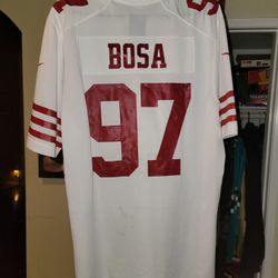 Nick Bosa 49ers Jersey White