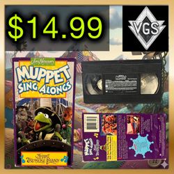 *CLASSIC* Muppet Sing Alongs: Muppet Treasure Island VHS (1996)