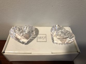 Mikasa Valentine Heart Candle Holders