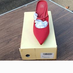 Red Pointed Toe Heels 