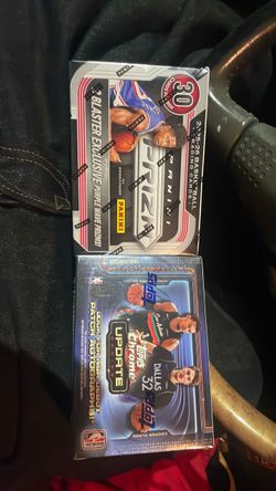 Panini Prizm & Topps Chrome Basketball Card Box Lot