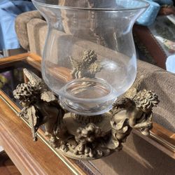 Elegant Angel-Themed Candle Holder