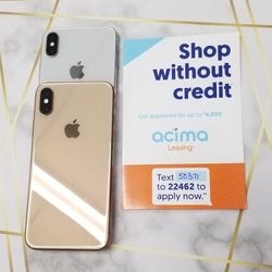 Apple IPhone XS Max 64gb  Unlocked, FREE Smartwach/ Headphones. Pay $1 Today Rest in payments. NO CREDIT NEEDED FINANCING